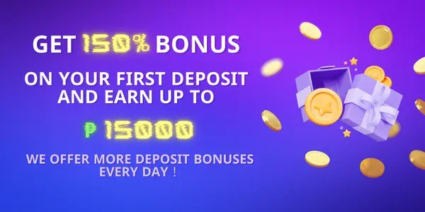 Daily reload coupon banner with gift boxes and bonus badges